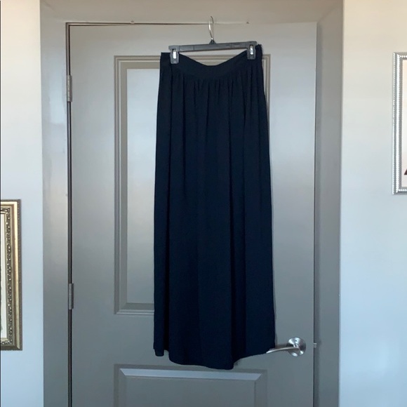 Banana Republic Navy Blue Maxi Skirt